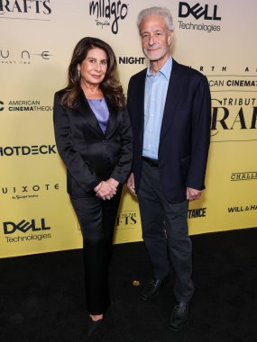Paula Wagner ve kocası Rick Nicita, 24 Ocak 2025 'te Hollywood, Los Angeles, Kaliforniya, ABD' deki Mısırlı Tiyatrosu 'nda düzenlenen American Cinematheque' in El Sanatlarına Dördüncü Yıllık Övgüsü 'ne geldiler..