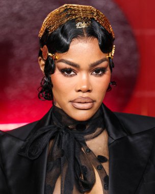 Teyana Taylor, 1 Şubat 2025 'te Hollywood, Los Angeles, Kaliforniya, ABD' deki Paramount Pictures Stüdyoları 'nda düzenlenen 4.. 