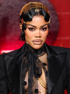 Teyana Taylor, 1 Şubat 2025 'te Hollywood, Los Angeles, Kaliforniya, ABD' deki Paramount Pictures Stüdyoları 'nda düzenlenen 4.. 