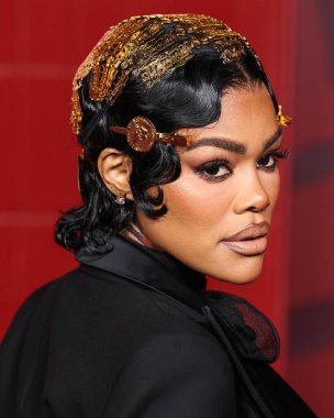 Teyana Taylor, 1 Şubat 2025 'te Hollywood, Los Angeles, Kaliforniya, ABD' deki Paramount Pictures Stüdyoları 'nda düzenlenen 4.. 