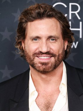 Edgar Ramirez arrives at the 30th Annual Critics' Choice Awards held at The Barker Hangar on February 7, 2025 in Santa Monica, Los Angeles, California, United States. clipart