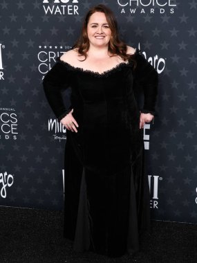 Jessica Gunning, 7 Şubat 2025 'te Santa Monica, Los Angeles, Kaliforniya' da düzenlenen Barker Hangarı 'nda düzenlenen 30. Yıllık Eleştirmenler Seçimi Ödülleri' ne geliyor..