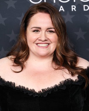 Jessica Gunning, 7 Şubat 2025 'te Santa Monica, Los Angeles, Kaliforniya' da düzenlenen Barker Hangarı 'nda düzenlenen 30. Yıllık Eleştirmenler Seçimi Ödülleri' ne geliyor..