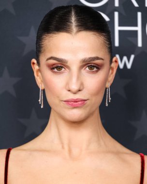 Dior 'u giyen Marisa Abela, 7 Şubat 2025' te Santa Monica, Los Angeles, Kaliforniya 'da düzenlenen The Barker Hangar' da düzenlenen 30. Yıllık Eleştirmenler Seçimi Ödülleri 'ne geldi..