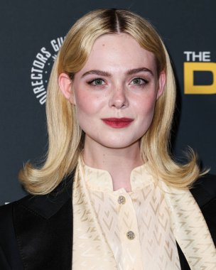 Valentino ve Cartier mücevherlerini takan Elle Fanning, 8 Şubat 2025 'te Beverly Hills, Los Angeles, Kaliforniya, ABD' deki Beverly Hilton Oteli 'nde düzenlenen 77.. 