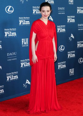 Mikey Madison arrives at the Virtuosos Award during the 40th Santa Barbara International Film Festival at The Arlington Theatre on February 09, 2025 in Santa Barbara, California, United States. clipart