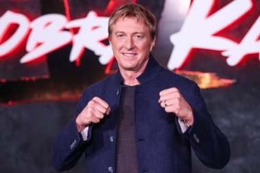 William Zabka, Netflix 'in' Kobra Kai 'dizisinin Los Angeles galasına 12 Şubat 2025' te Hollywood 'daki Mısırlı Tiyatrosu' nda düzenlenen 6..
