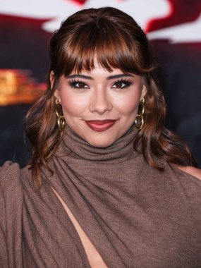 Xochitl Gomez, Netflix 'in' Cobra Kai 'dizisinin Los Angeles galasına 12 Şubat 2025' te Hollywood 'daki Mısır Tiyatrosu' nda düzenlenen 6..