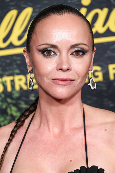 Christina Ricci arrives at the Global Premiere Of Paramount+ With Showtime Original Series' 'Yellowjackets' Season 3 held at the Directors Guild of America (DGA) Theater Complex on February 13, 2025 in Los Angeles, California, United States.