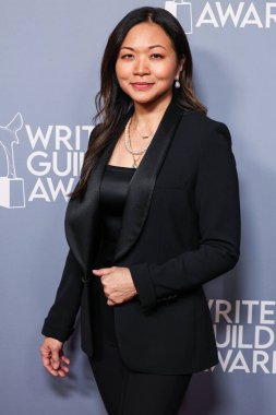 Adele Lim, 15 Şubat 2025 'te Beverly Hilton Oteli' nde düzenlenen 77. geleneksel Yazarlar Derneği Los Angeles Töreni 2025 'e geliyor..