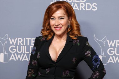 Lisa Ann Walter, Beverly Hilton Oteli 'nde 15 Şubat 2025' te Beverly Hills, Los Angeles, Kaliforniya, ABD 'de düzenlenen 77. yıllık Yazarlar Derneği Ödül Töreni' ne geliyor..