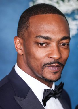 Anthony Mackie, 17 Şubat 2025 'te Beverly Hills' teki SLS Oteli 'nde düzenlenen 7. Geleneksel Amerikan Siyahi Film Festivali' ne (ABFF) geldi..