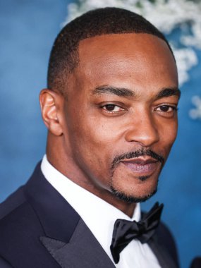 Anthony Mackie, 17 Şubat 2025 'te Beverly Hills' teki SLS Oteli 'nde düzenlenen 7. Geleneksel Amerikan Siyahi Film Festivali' ne (ABFF) geldi..