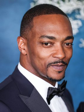 Anthony Mackie, 17 Şubat 2025 'te Beverly Hills' teki SLS Oteli 'nde düzenlenen 7. Geleneksel Amerikan Siyahi Film Festivali' ne (ABFF) geldi..