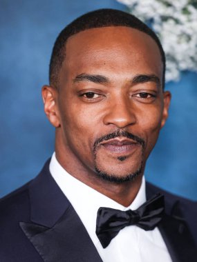 Anthony Mackie, 17 Şubat 2025 'te Beverly Hills' teki SLS Oteli 'nde düzenlenen 7. Geleneksel Amerikan Siyahi Film Festivali' ne (ABFF) geldi..