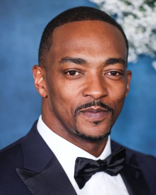 Anthony Mackie, 17 Şubat 2025 'te Beverly Hills' teki SLS Oteli 'nde düzenlenen 7. Geleneksel Amerikan Siyahi Film Festivali' ne (ABFF) geldi..