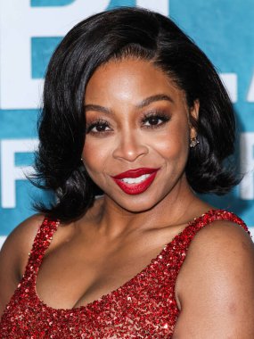 Bresha Webb, 17 Şubat 2025 'te Beverly Hills' teki SLS Hotel, Lüks Koleksiyon Oteli 'nde düzenlenen 7. Geleneksel Amerikan Siyahi Film Festivali' ne (ABFF) geldi..