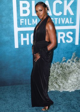 Tika Sumpter, 17 Şubat 2025 tarihinde Los Angeles, Kaliforniya, ABD 'de bulunan Beverly Hills' teki SLS Hotel 'de düzenlenen 7. Geleneksel Amerikan Siyah Film Festivali' ne (ABFF) geldi..