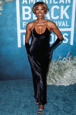 Yvonne Orji, 17 Şubat 2025 tarihinde Los Angeles, Kaliforniya, ABD 'de bulunan Beverly Hills' teki SLS Hotel 'de düzenlenen 7. Geleneksel Amerikan Siyah Film Festivali' ne (ABFF) geldi..