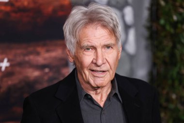 Harrison Ford, 19 Şubat 2025 'te Hollywood, Los Angeles, Kaliforniya' da Harmony Gold Theater 'da düzenlenen Paramount + Series' 1923 sezonunun Los Angeles prömiyerine geldi..