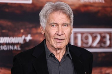 Harrison Ford, 19 Şubat 2025 'te Hollywood, Los Angeles, Kaliforniya' da Harmony Gold Theater 'da düzenlenen Paramount + Series' 1923 sezonunun Los Angeles prömiyerine geldi..