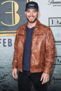 Jeremy Sumpter, Paramount + Serisi 'nin 1923 sezonunun Los Angeles prömiyerine 19 Şubat 2025' te Hollywood, Los Angeles, Kaliforniya, ABD 'de Harmony Gold Theater' da gerçekleştirildi..