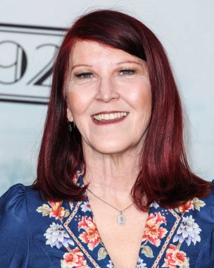 Kate Flannery, Paramount + Serisi 'nin 1923 sezonunun Los Angeles prömiyerine 19 Şubat 2025' te Hollywood, Los Angeles, Kaliforniya, ABD 'de Harmony Gold Theater' da gerçekleştirildi..