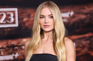 Michelle Randolph, 19 Şubat 2025 'te Harmony Gold Tiyatrosu' nda düzenlenen Paramount + Series '1923' ün Los Angeles Premiere of Paramount 'a geldi..