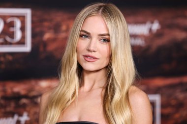 Michelle Randolph, 19 Şubat 2025 'te Harmony Gold Tiyatrosu' nda düzenlenen Paramount + Series '1923' ün Los Angeles Premiere of Paramount 'a geldi..
