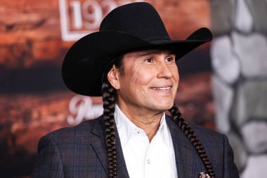 Mo Brings Plenty, Paramount + Series '1923' ün Los Angeles galasına 19 Şubat 2025 'te Hollywood, Los Angeles, Kaliforniya, ABD' deki Harmony Gold Tiyatrosu 'nda düzenlenen 2..     