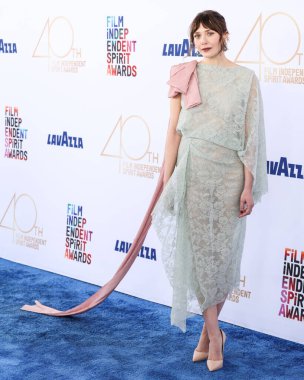Erdem 'i giyen Elizabeth Olsen, 22 Şubat 2025' te Santa Monica Plajı 'nda düzenlenen 40. Yıllık Bağımsız Film Ödülleri' ne ulaştı.. 