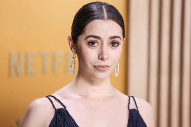 Dior elbisesi giyen Cristin Milioti, 23 Şubat 2025 'te ABD' nin Kaliforniya eyaletinin Los Angeles kentinde düzenlenen Shrine Konser Salonu ve Fuar Salonu 'nda düzenlenen 31.. 
