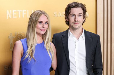 Justine Lupe ve Tyson Mason, 23 Şubat 2025 'te ABD' nin Kaliforniya eyaletinin Los Angeles kentindeki Shrine Oditoryum ve Fuar Salonu 'nda düzenlenen 31..