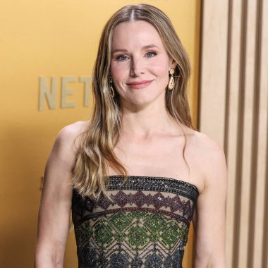 Kristen Bell, 23 Şubat 2025 'te Los Angeles, Kaliforniya' da bulunan Shrine Auditorium ve Expo Hall 'da düzenlenen 31. Yıllık Sahne Oyuncuları Loncası Ödülleri' ne Buccellati mücevherleriyle birlikte Giorgio Armani Prive ipeksiz bir elbise giyerek geldi.