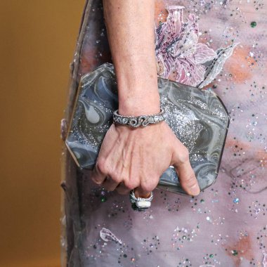 Giorgio Armani Prive elbisesi giyen Michelle Yeoh, 23 Şubat 2025 'te ABD' nin Kaliforniya eyaletinin Los Angeles kentinde düzenlenen Shrine Konser Salonu ve Fuar Salonu 'nda düzenlenen 31..