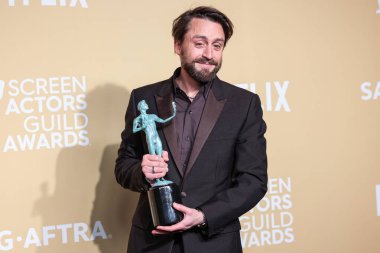 Kieran Culkin, 'A Real Pain' in Yardımcı Rolünde Bir Erkek Oyuncu 'nun En İyi Performansı ödülünün sahibi, 23 Şubat 2025' te ABD 'nin Los Angeles kentinde Shrine Oditoryumu ve Expo Hall' da düzenlenen 31.
