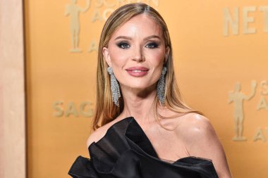 Georgina Chapman arrives at the 31st Annual Screen Actors Guild Awards held at the Shrine Auditorium and Expo Hall on February 23, 2025 in Los Angeles, California, United States.  clipart