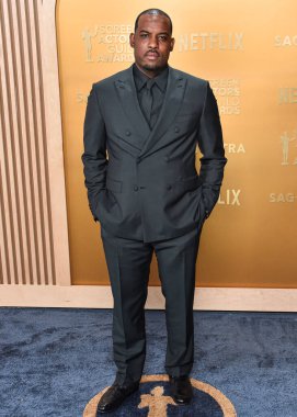 Brioni 'yi giyen Lionel Boyce, 23 Şubat 2025' te ABD 'nin Kaliforniya eyaletinin Los Angeles kentinde Shrine Auditorium ve Expo Hall' da düzenlenen 31.. 