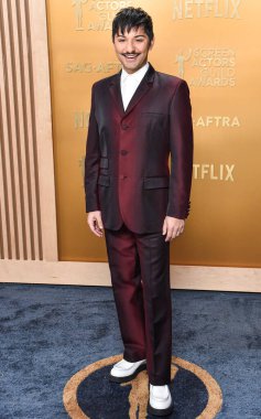 Mark Indelicato, 23 Şubat 2025 'te ABD' nin Kaliforniya eyaletinin Los Angeles kentinde Shrine Konser Salonu ve Fuar Salonu 'nda düzenlenen 31.. 