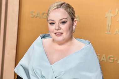 Nicola Coughlan 'ın özel Dior görünümü ve Bucherer elmasları, 23 Şubat 2025' te ABD 'nin Los Angeles kentinde düzenlenen Shrine Oditoryum ve Fuar Salonu' nda düzenlenen 31..