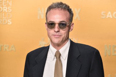 Lunetterie Generale güneş gözlüğü takan Patrick Kennedy, 23 Şubat 2025 'te ABD' nin Kaliforniya eyaletinin Los Angeles kentinde düzenlenen Shrine Konser Salonu ve Fuar Salonu 'nda düzenlenen 31..