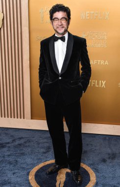 Louis Vuitton giyimli Tadanobu Asano, 23 Şubat 2025 'te ABD' nin Kaliforniya eyaletinin Los Angeles kentinde düzenlenen Shrine Konser Salonu ve Fuar Salonu 'nda düzenlenen 31..