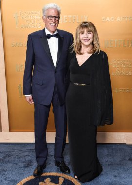 Ted Danson ve eşi Mary Steenburgen, 23 Şubat 2025 'te ABD' nin Kaliforniya eyaletinin Los Angeles kentindeki Shrine Auditorium ve Expo Hall 'da düzenlenen 31..