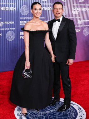 Katy Perry ve kocası Orlando Bloom, 13 Nisan 2024 'te Los Angeles, Kaliforniya, ABD' deki Akademi Sinema Müzesi 'nde düzenlenen 10..