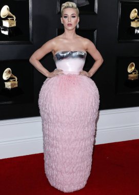 (Katy Perry, Mavi Köken 'in Yeni Shepard roketi ile sadece kadınlardan oluşan Mavi Köken uçuşu ile uzaya gidecek. LOS ANGELES, CALIFORNIA, ABD - 10 Şubat: Amerikalı şarkıcı, söz yazarı ve TV kişisi Katy Perry 61..