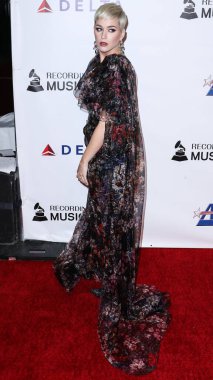 Katy Perry, Mavi Köken 'in Yeni Shepard roketiyle sadece kadınlardan oluşan mavi bir uçakla uzaya gidecek. LOS ANGELES, CALIFORNIA, ABD - 08 Şubat: Amerikalı şarkıcı, söz yazarı