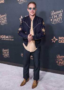 Amerikalı DJ ve müzik yapımcısı Diplo (Thomas Wesley Pentz), Utopia 'nın sunduğu Darren Dzienciol' un Oscar Arifesi Partisi 2025 'e geldi. 