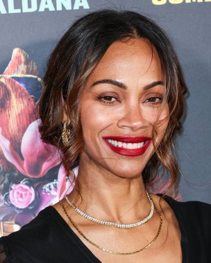 Zoe Saldana, 2 Mart 2025 Pazar günü 97. Yıllık Akademi Ödülleri 'nde Emilia Perez için En İyi Yardımcı Kadın Oyuncu dalında Oscar kazandı. LOS ANGELES, CALIFORNIA, ABD - 29 Ekim: Amerikalı aktris Zoe Saldana         