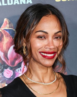 Zoe Saldana, 2 Mart 2025 Pazar günü 97. Yıllık Akademi Ödülleri 'nde Emilia Perez için En İyi Yardımcı Kadın Oyuncu dalında Oscar kazandı. LOS ANGELES, CALIFORNIA, ABD - 29 Ekim: Amerikalı aktris Zoe Saldana         