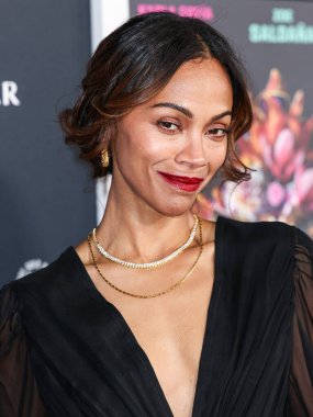 Zoe Saldana, 2 Mart 2025 Pazar günü 97. Yıllık Akademi Ödülleri 'nde Emilia Perez için En İyi Yardımcı Kadın Oyuncu dalında Oscar kazandı. LOS ANGELES, CALIFORNIA, ABD - 29 Ekim: Amerikalı aktris Zoe Saldana         
